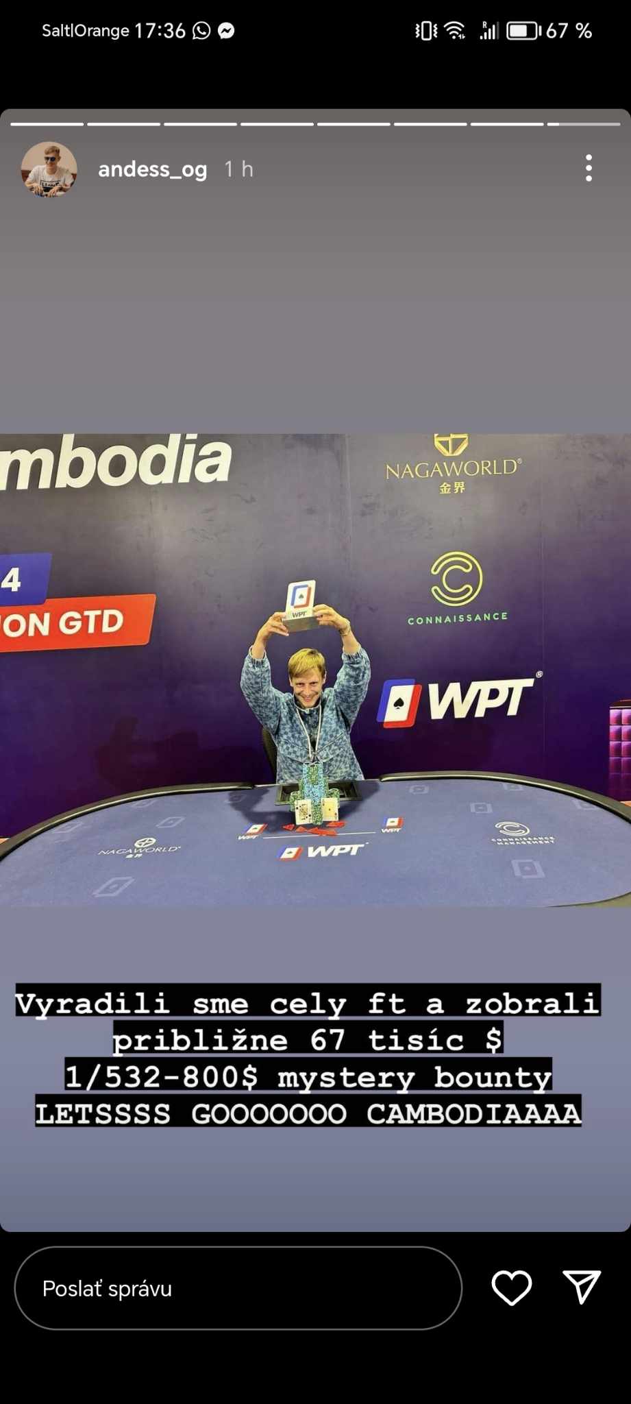 Nekompromisný Andrej Desset získava WPT titul v Kambodži za $67,506