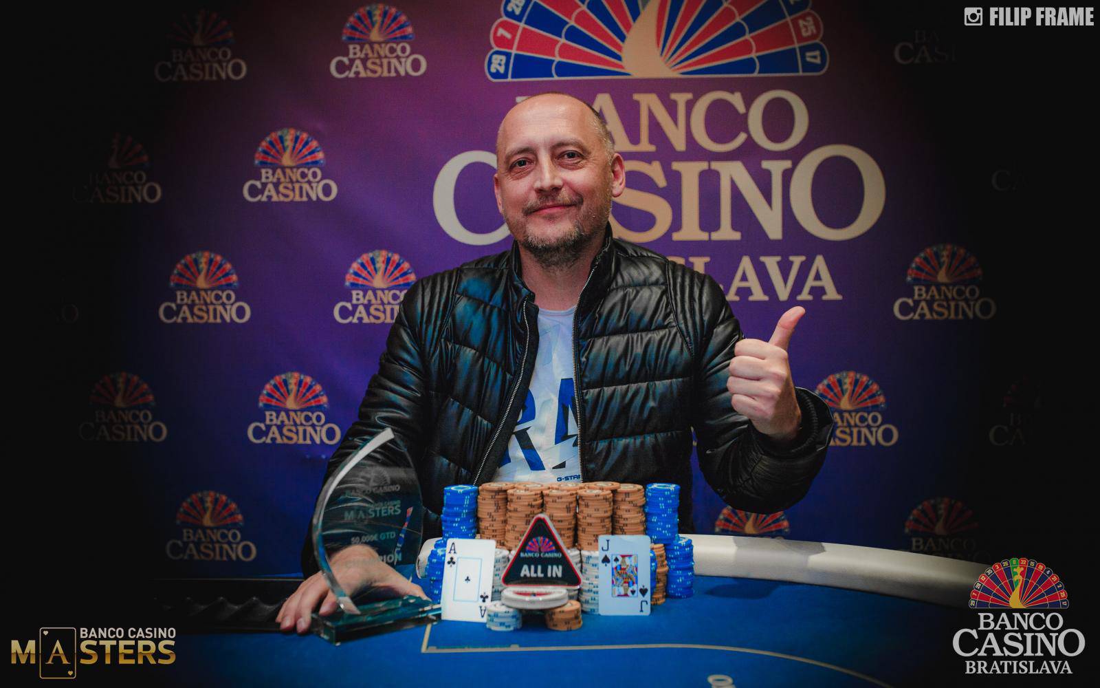 Vlado Valent &scaron;ampi&oacute;nom Banco Casino Mini Masters, po 4-way deale zobral 7,529&euro;