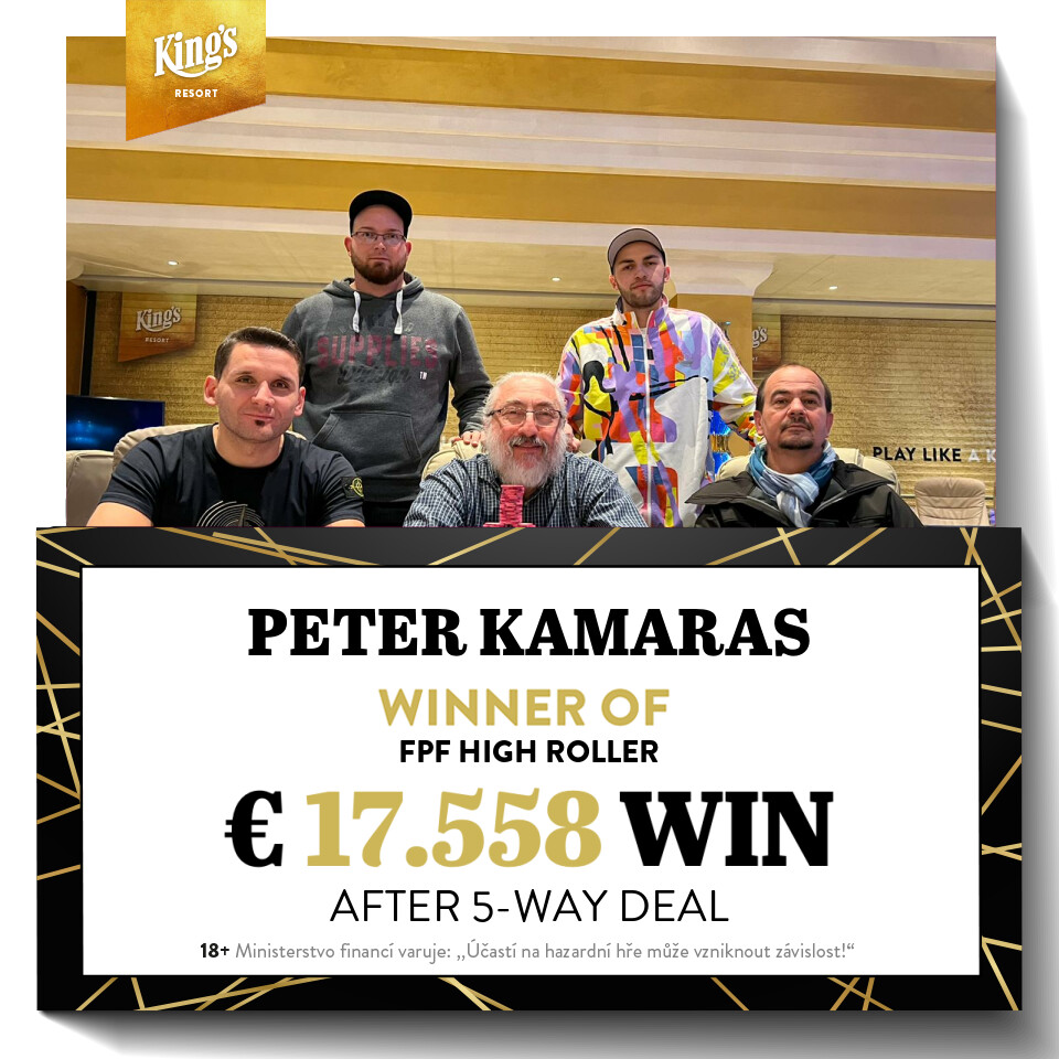 Kamar&aacute;s P&eacute;ter lett a France Poker Festival HR legjobbja!